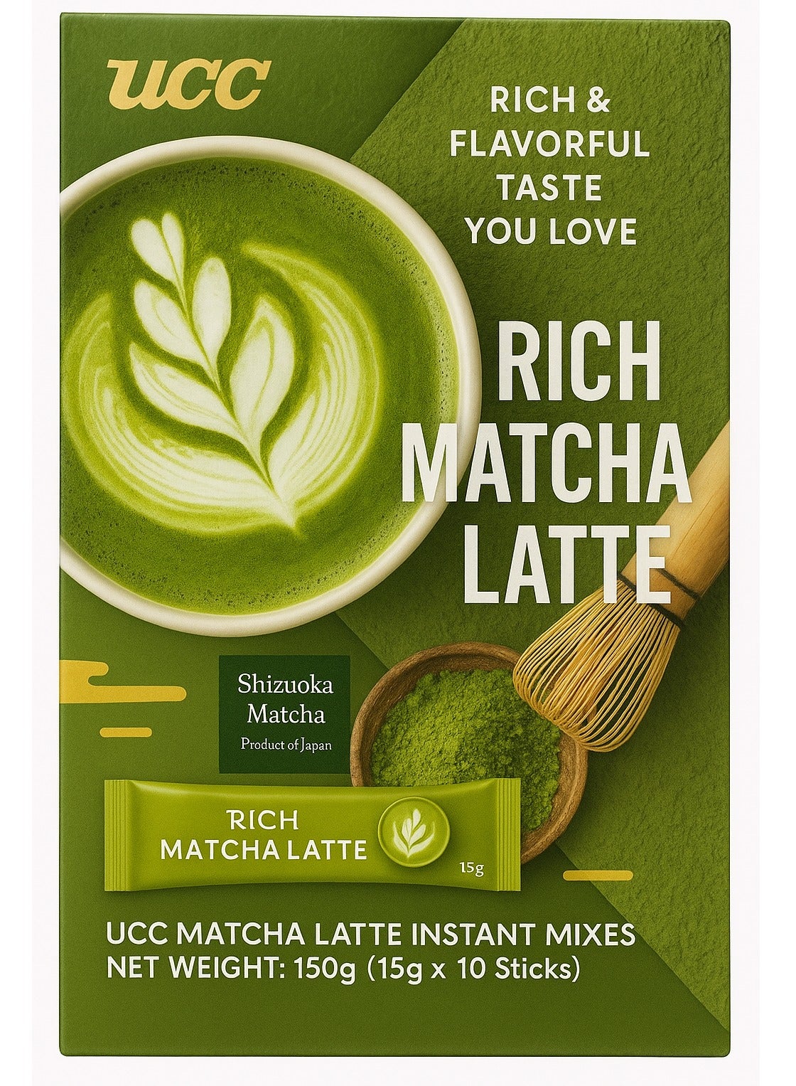 Ucc Matcha Latte Sachets 10pcs