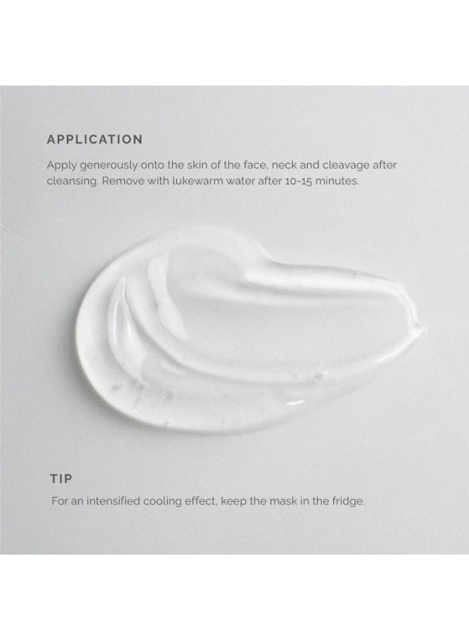 Schrammek Alocalm Gel Mask (2.5 Fl Oz) Intensive Aloe Vera & Hyaluronic Acid Soothes & Hydrates Stressed Skin All Skin Types Reduces Redness &Inflammation Postsun Care Skin Care Dr - Image 4