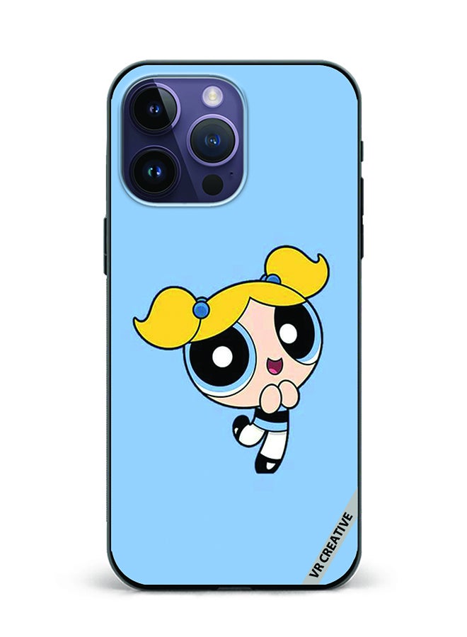 VR CREATIVE Protective Case Cover For Apple iPhone 16 Pro Bubbles Powerpuff Girls Design Multicolour - Image 1