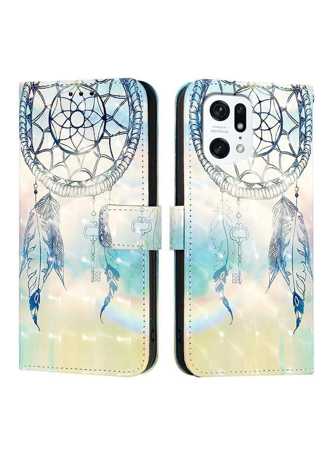S-TOP Case For OPPO Find X5 Pro 3D Painting Horizontal Flip Leather Phone Case - Image 2
