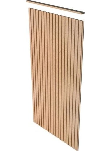 Nifi Art Decorative Wall Panel (54 x 102 cm) Paintable Wood 4 mm Raw MDF Wall Panel  - Image 5