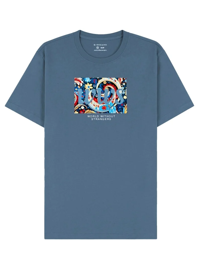 GIORDANO Men's WWS Theme Print Tee's