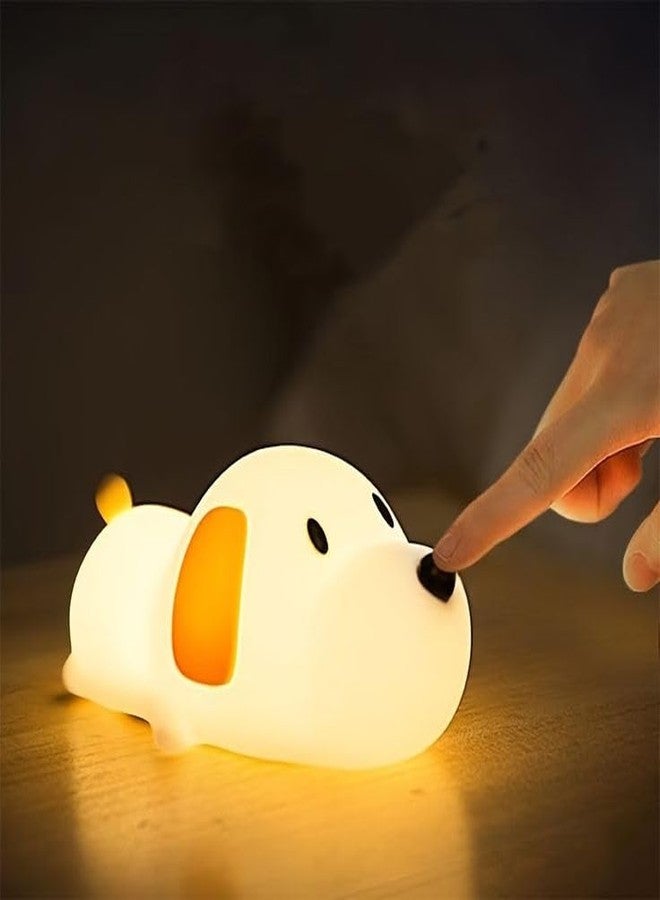 SAPRA Dog Silicone Night Light for Kids – LED Silicone Dog Lamp with Touch Control & Timer | Rechargeable Nightlight for Nursery, Bedroom, Travel or Baby Shower Gift - Image 3