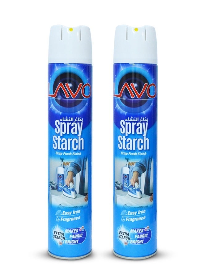 LAVO Laundry Starch Spray 2x500ml - Image 1