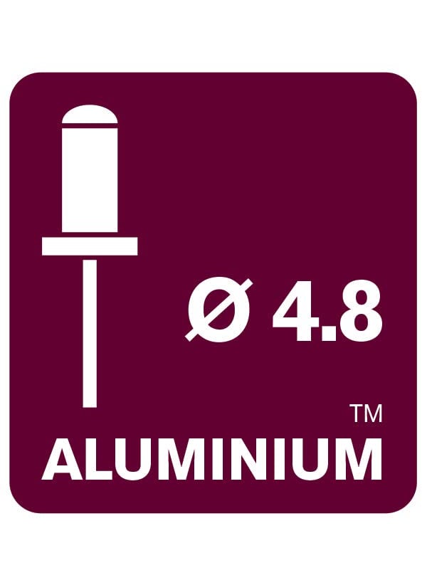 Rapid RAPID Rivets High Performance Including Drill Piece 48 x 12 mm Box of 50  - Image 5