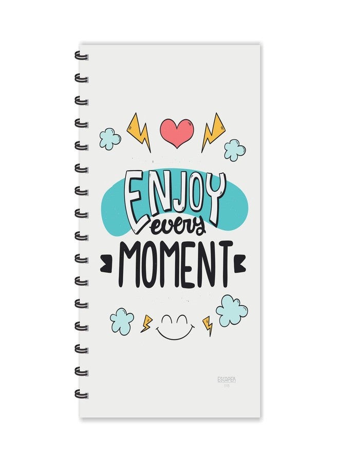 ESCAPER Enjoy Every Moment Motivational Quotes Diary, Ruled - A5-8.5 x 5.5 inches Inspirational Diary, Diary Notepad, Diary for Kids, Diary for Office, Diary for Gift - Image 2