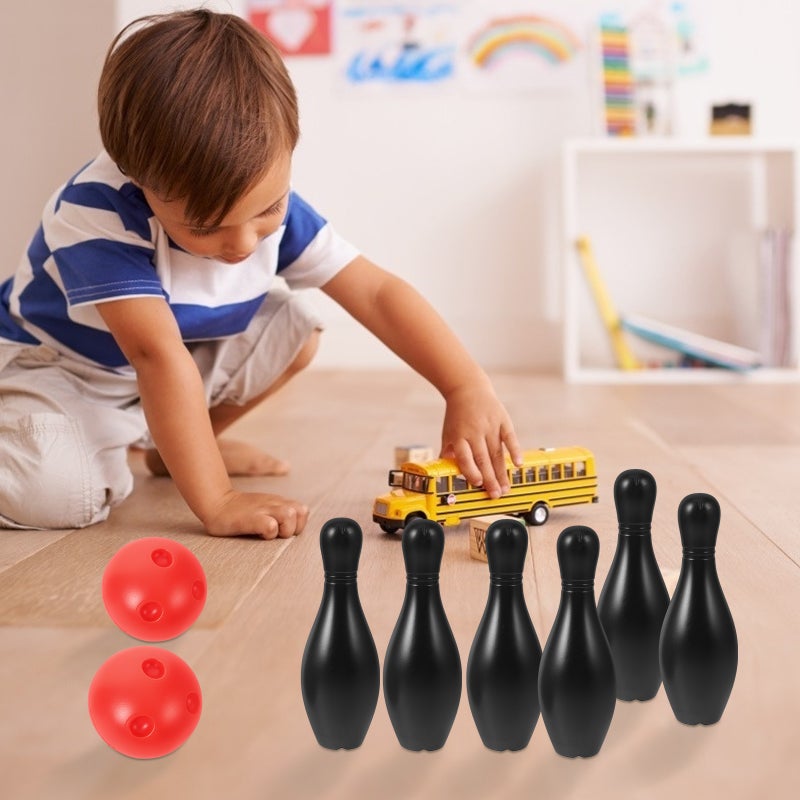 1 Set Small Bowling Plaything Portable Bowling Pin Interactive Plaything - Image 4