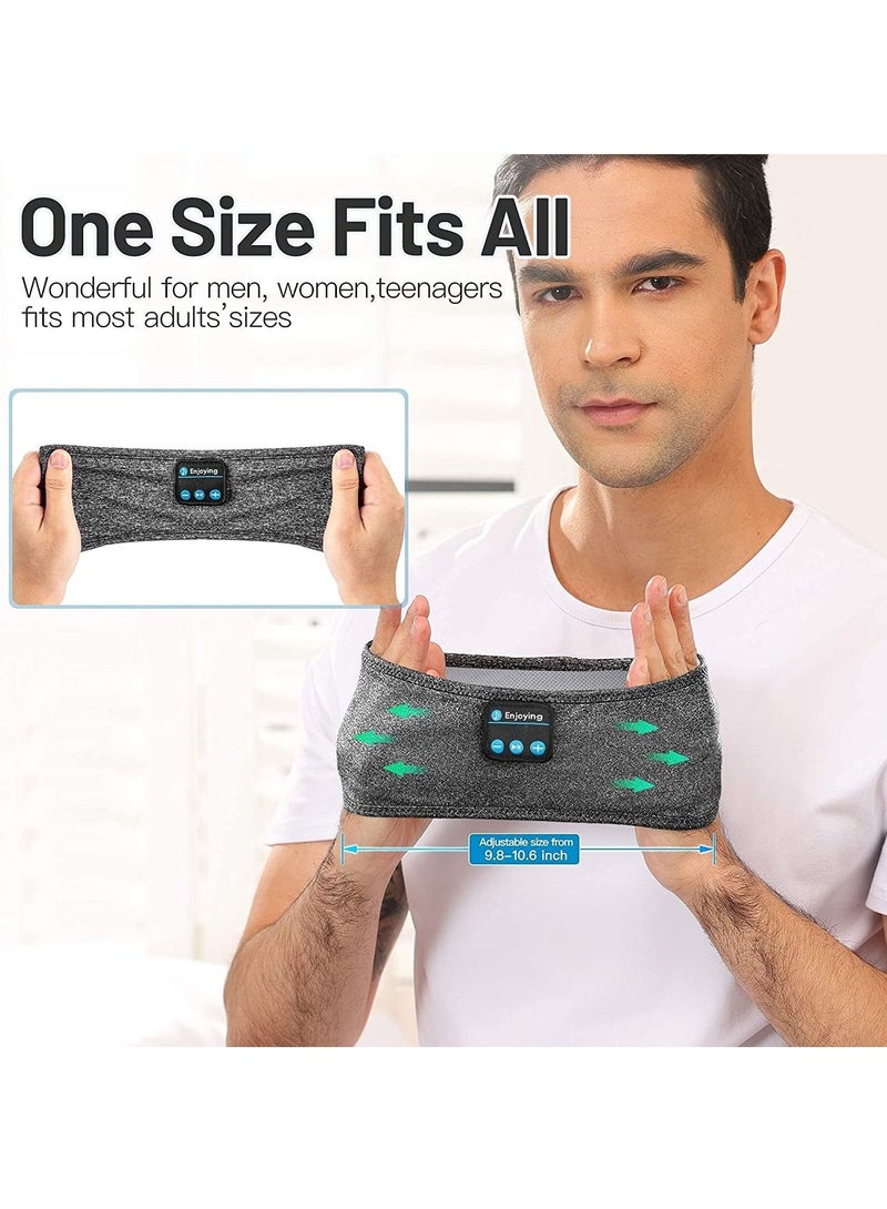 Sleep Headphones Wireless Bluetooth Sports Headband Headphones with Ultra Thin HD Stereo Speakers Perfect for Sleeping Workout Jogging Yoga Insomnia Air Travel Meditation - Image 5