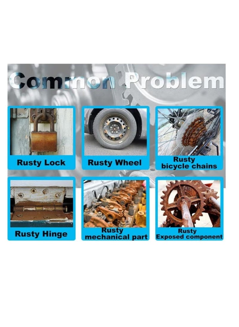 نورا بخاخ زيت اختراق متعدد الأغراض، مزيل للصدأ، ومُزلّق، وطارد للرطوبة، ومضاد للصرير، سعة 450 ملمن،  NORA Car Care N-514 - Image 4