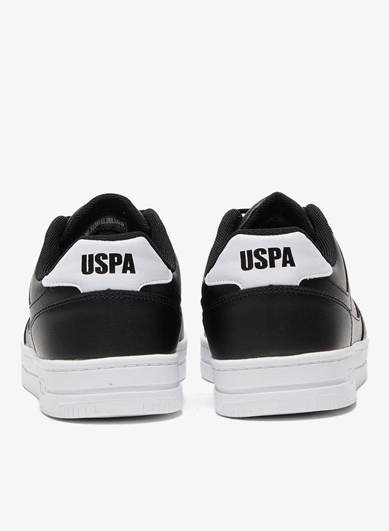 يو اس بولو اسن سنيكرز رجالي أسود كلاسيكي برباط - Image 3