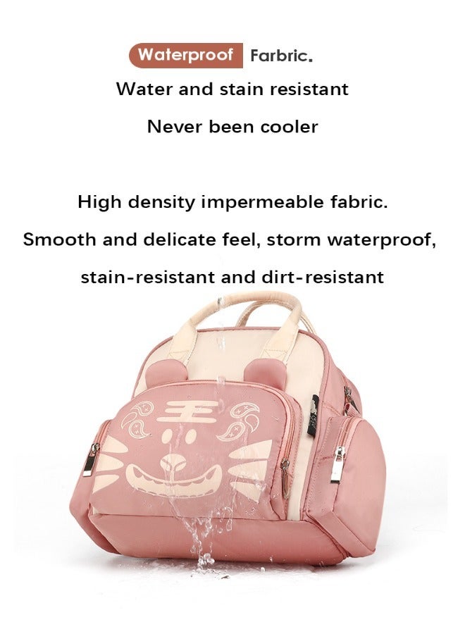 بيلانينا حقيبة حفاضات للأطفال بسعة كبيرة مع حافظة قنينة الحليب معزولة وتصميم للكتف الواحد - Image 5