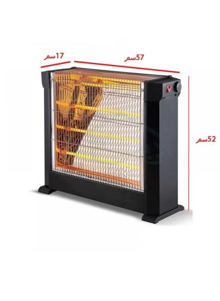 Generic - Double sided radiant heater with 4 tubes  2000 watts - Image 1