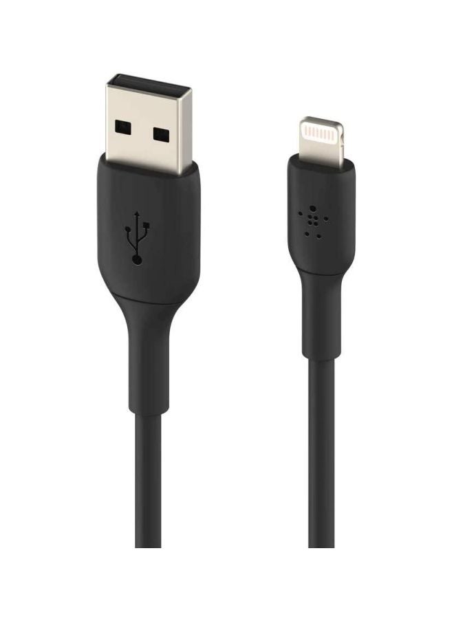 بيلكين كابل شحن لايتنينج (كابل بووست تشارج من لايتنينج إلى USB لأجهزة آيفون وآي باد وآيربودز) معتمد من MFi بطول متر واحد أسود - Image 2