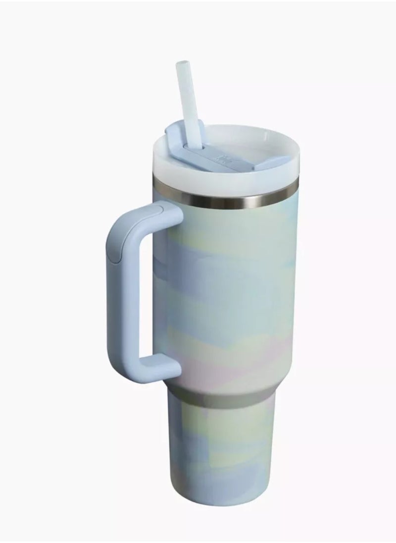 Stanley Quencher H2.0 40oz FlowState Tumbler – Perfect for Iced Tea, Coffee, Smoothies, & More