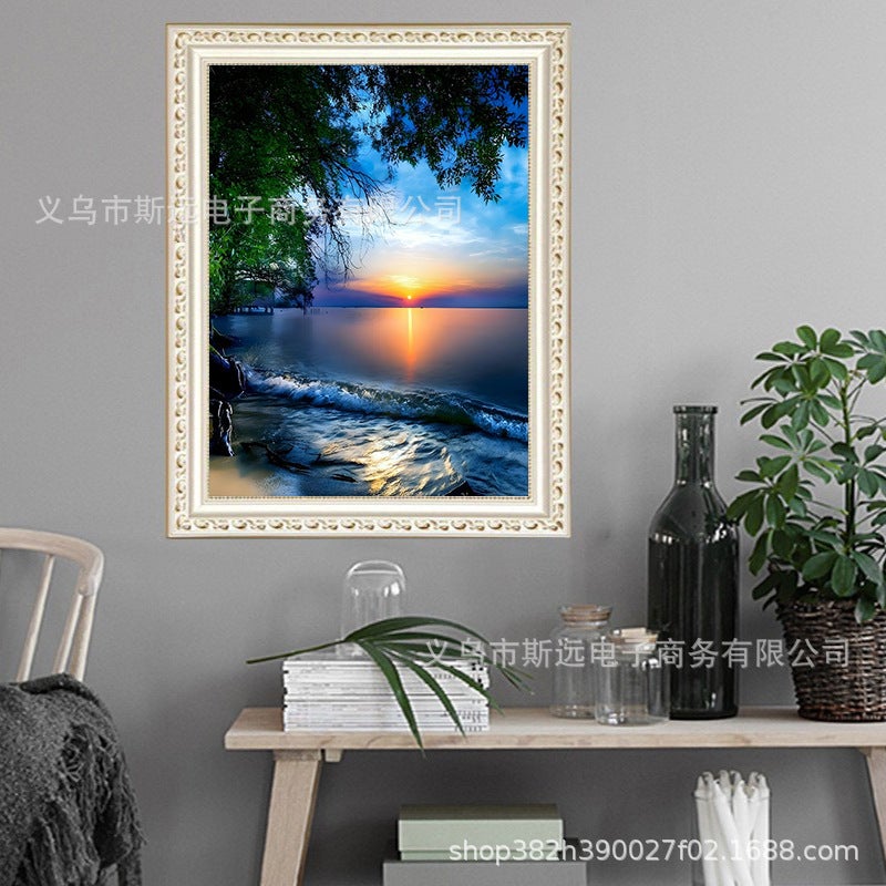 5D Diamond Mosaic Full Diamond Landscape Flowers Animal Cross Stitch Painting Decorative Painting Manufacturers - Image 2