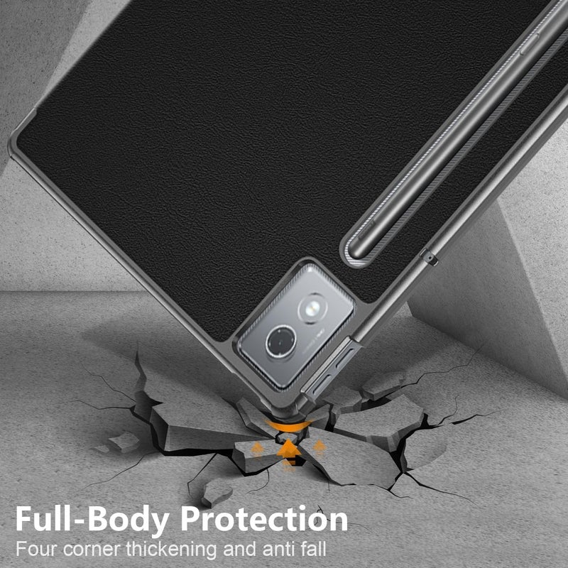 Beauenty Tablet Case For Lenovo Idea Tab Pro 12.7" 2025 Tri-Fold Smart Case Multi-View Bracket, Auto Sleep/Wake Cover Black - Image 5