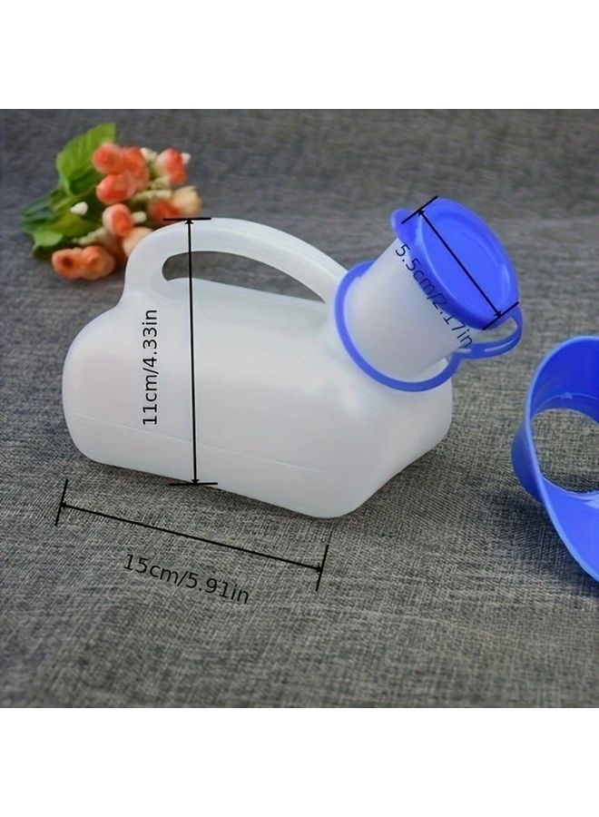 White 34oz Portable Travel Toilet Leakproof Urinal for Men Women Camping RV Car Outdoor - Image 3