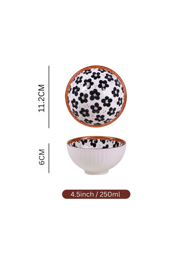 OLWICK أوعية سيراميك OLWICK® سعة 250 مل للحبوب، الحساء، المعكرونة، الشوفان، السلطة والأرز، آمنة للاستخدام في الميكروويف وغسالة الصحون، مجموعة من 6 - Image 2