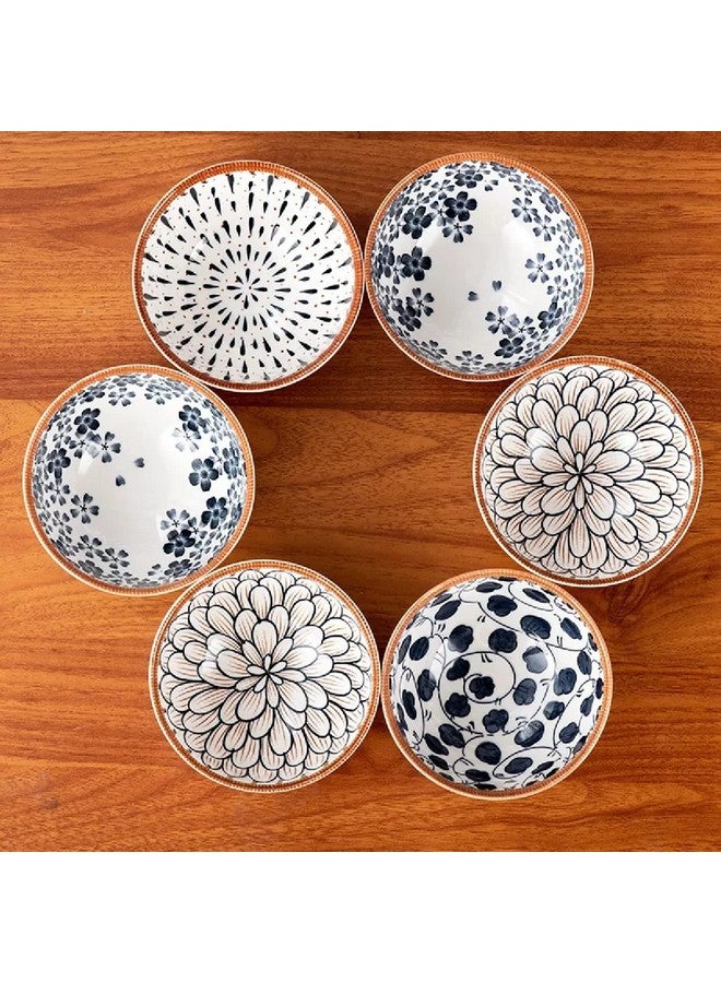 OLWICK أوعية سيراميك OLWICK® سعة 250 مل للحبوب، الحساء، المعكرونة، الشوفان، السلطة والأرز، آمنة للاستخدام في الميكروويف وغسالة الصحون، مجموعة من 6 - Image 5