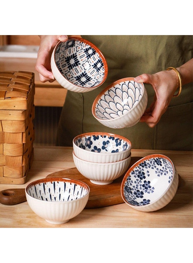 OLWICK أوعية سيراميك OLWICK® سعة 250 مل للحبوب، الحساء، المعكرونة، الشوفان، السلطة والأرز، آمنة للاستخدام في الميكروويف وغسالة الصحون، مجموعة من 6 - Image 1