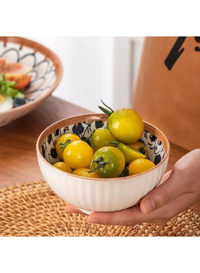 OLWICK أوعية سيراميك OLWICK® سعة 250 مل للحبوب، الحساء، المعكرونة، الشوفان، السلطة والأرز، آمنة للاستخدام في الميكروويف وغسالة الصحون، مجموعة من 6 - Image 4