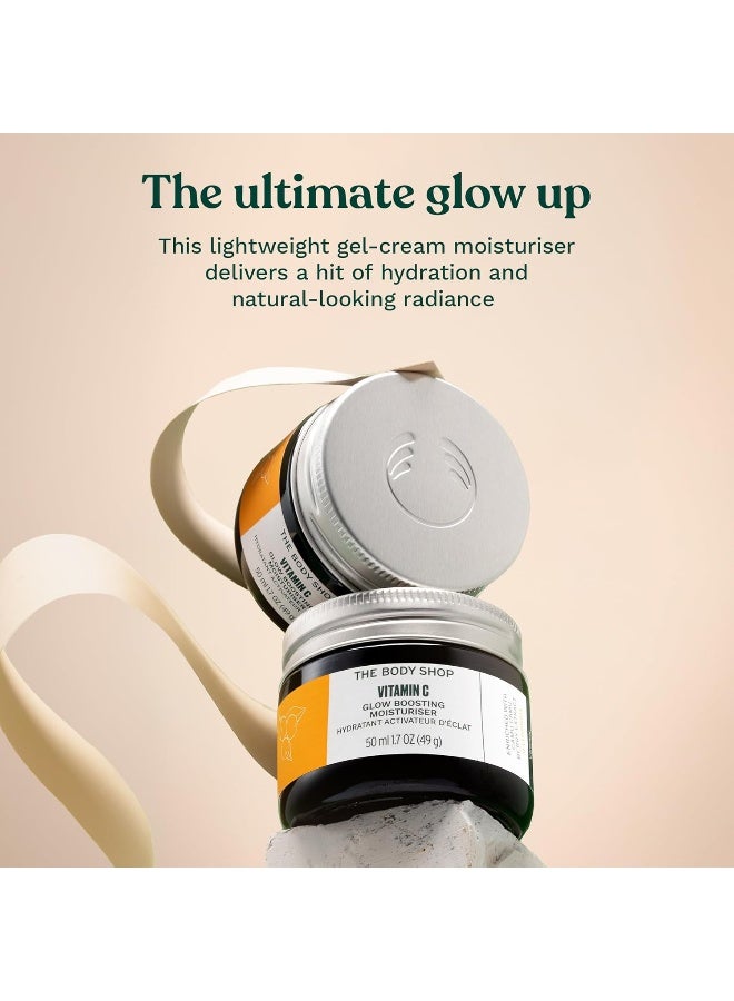 THE BODY SHOP Vitamin C Glow Boosting Intense Moisturiser – Brightening & Hydrating Face Cream with Olive-Derived Squalane, Bakuchiol & Stable Vitamin C | Evens Skin Tone, Enhances Radiance, Provides 48hr Moisture, 50ml - Image 4