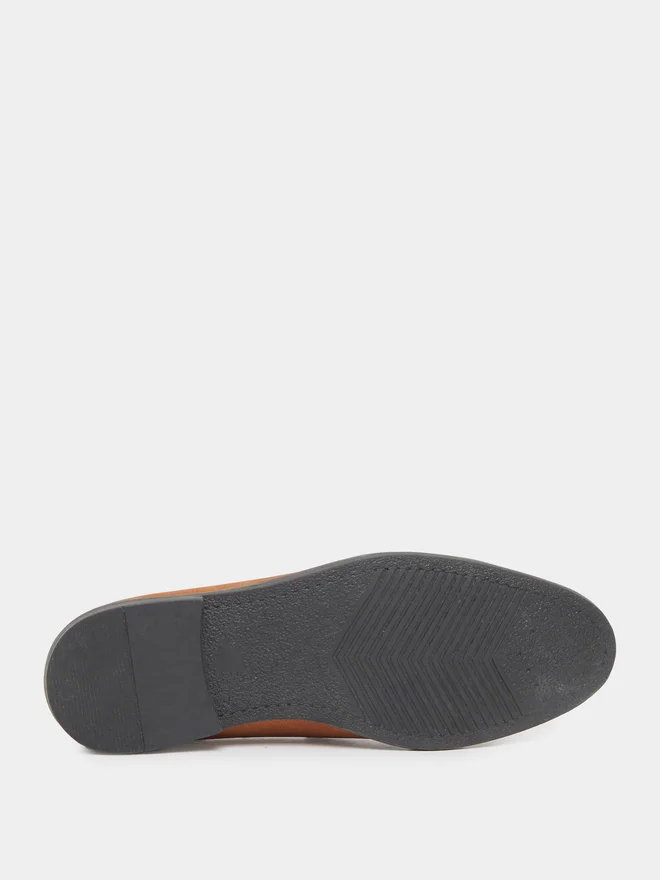 Styli brown Men Classic Suede Look Slip-On Loafers for Men | Best Price UAE