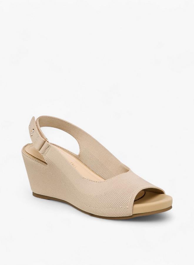 Le Confort Women's Hook and Loop Closure Wedge Heel Sandals - Image 2