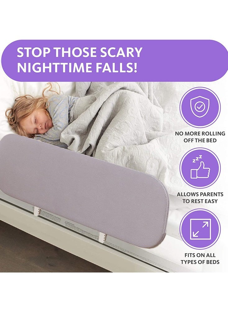 Meiyilan - Foldable Crib Rail Guard,Toddler Bed Rails Guard,Universal Baby & Children Rail,Upgrade Reinforced Safety Fence Protector for Cribs, Twin, Double, Full Size Queen King (1.5m) - Image 1