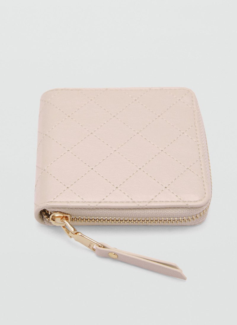 MANGO Decorative Stitching Wallet  - Image 2