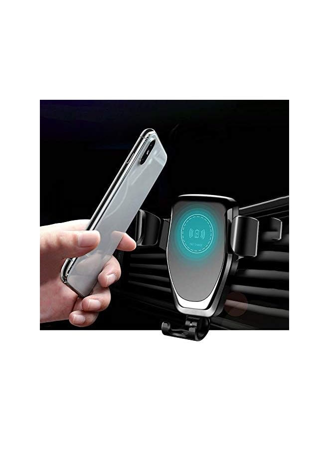 Zaboon Wireless Car Charger & Mount, 2 In 1 10 Watt Qi Fast Charge Wireless Charger & Mobile Phone Auto Holder - Image 2