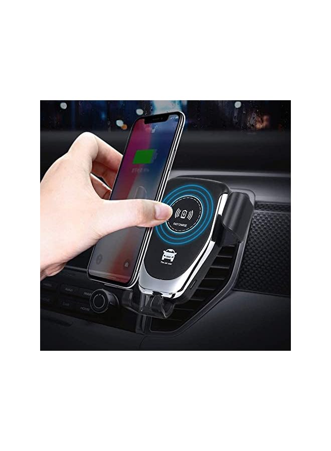 Zaboon Wireless Car Charger & Mount, 2 In 1 10 Watt Qi Fast Charge Wireless Charger & Mobile Phone Auto Holder - Image 3