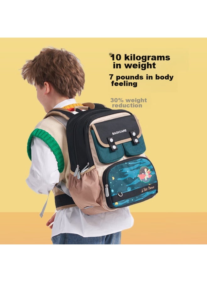 Back Care Backpack For Primary School Students, Children's Ultra-lightweight Reduced-load Backpack, Boys' Spine-protecting Backpack B24-160b - Image 2