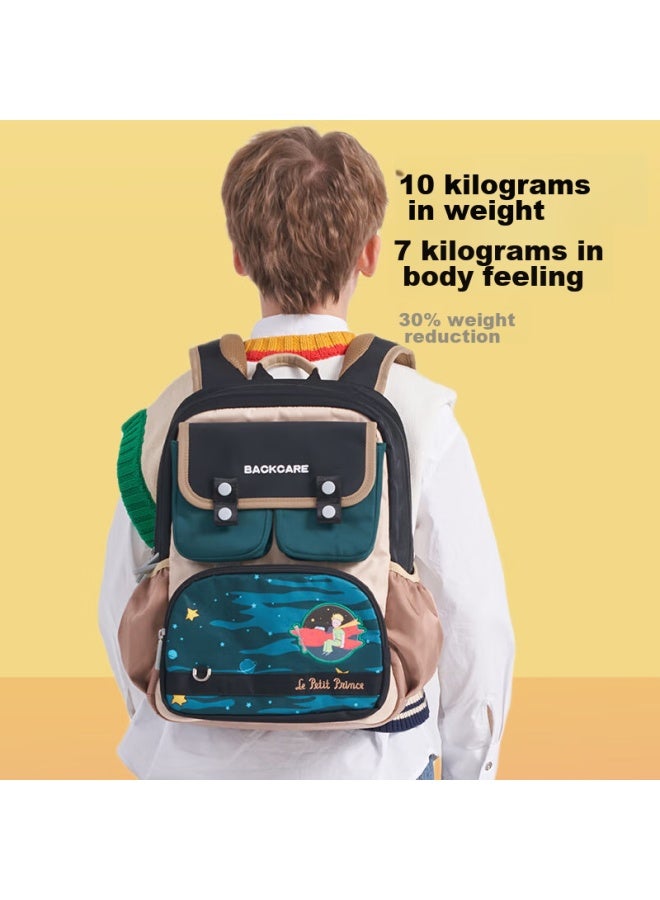 Back Care Backpack For Primary School Students, Children's Ultra-lightweight Reduced-load Backpack, Boys' Spine-protecting Backpack B24-160b - Image 3