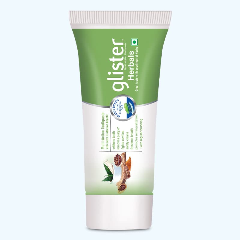 Amway Small Herbal Glisterr Toothpaste for Enamel Protection, Pack of 3 - Image 2