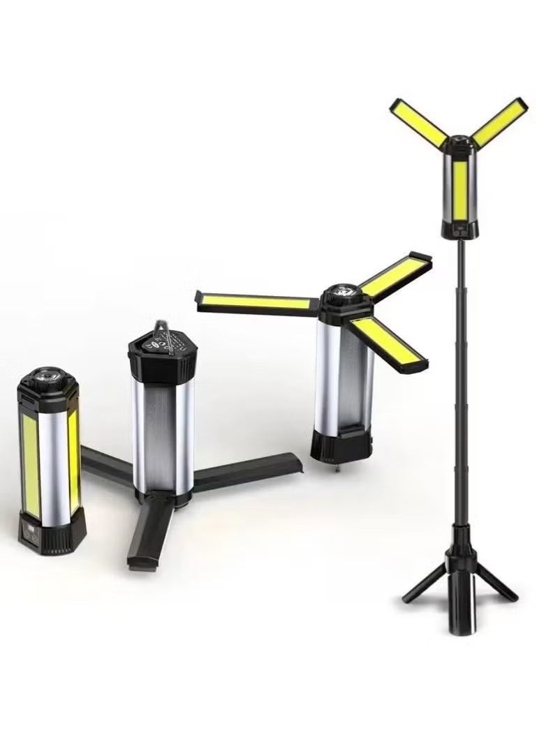 Super Bright Rechargeable Work Light For Camping With 3 Cob - Image 2
