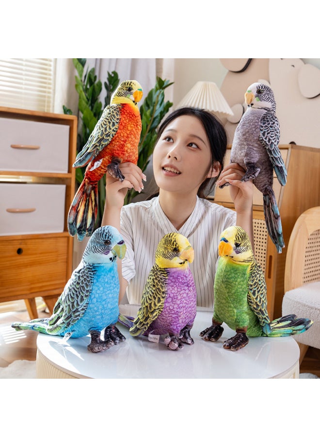 Simulation Macaw Doll Rio Adventure Parrot Doll Machine Bird Doll Plush Toys Wholesale-Color:Purple Buddy Parrot - Image 2