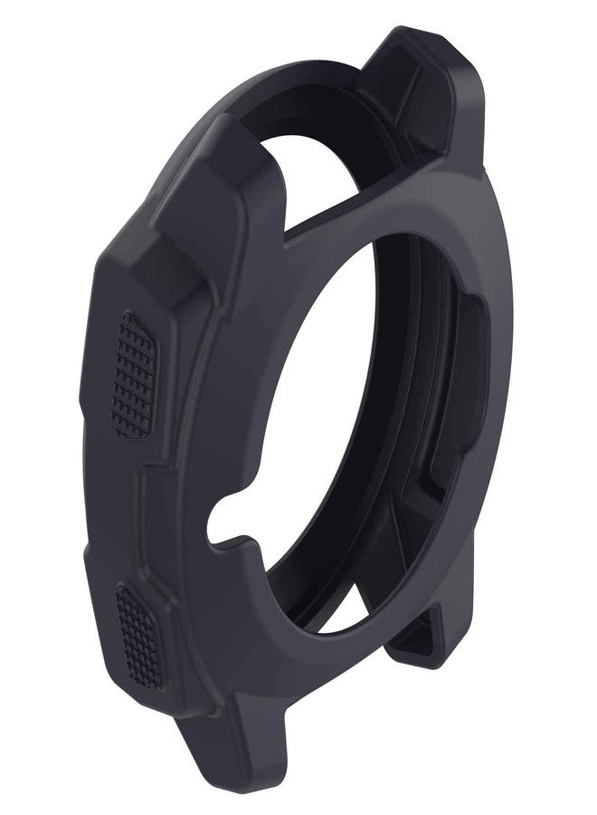 Lemspum SplenSun Compatible Silicone Protective Cover Cases Anti-Scratch Bezel Protector Replacement for Garmin Instinct,Instinct Solar Smartwatch (Black&Red&Teal) - Image 2