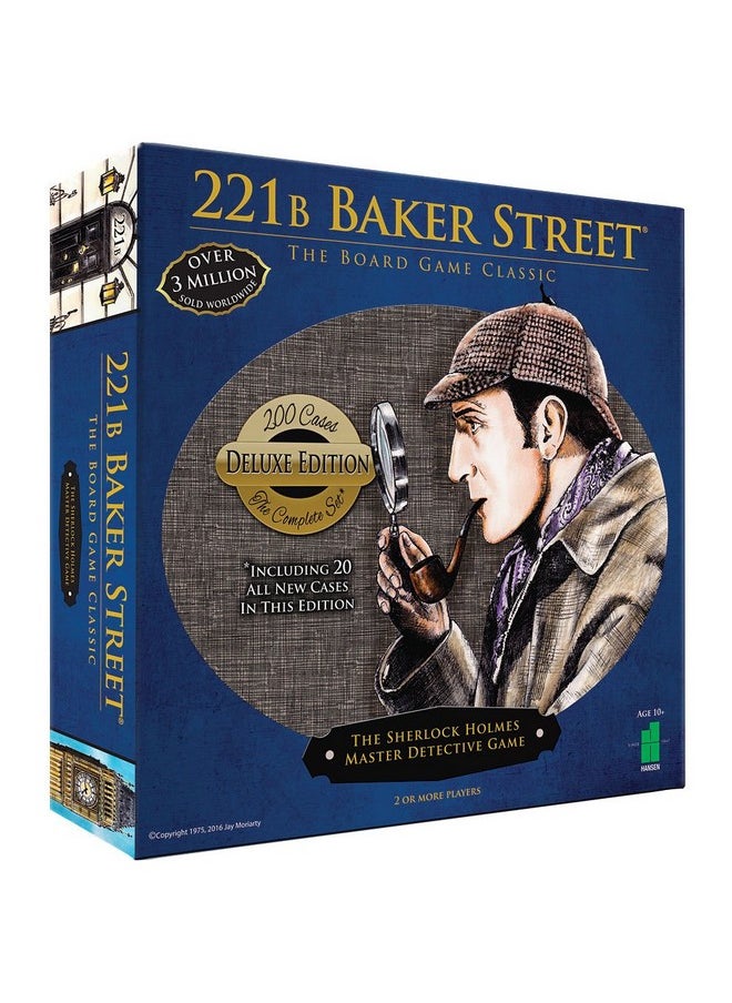 John N. Hansen Deluxe 221B Baker Street Board Game - 200 Intriguing Adventures 2-6 Players  - Image 1