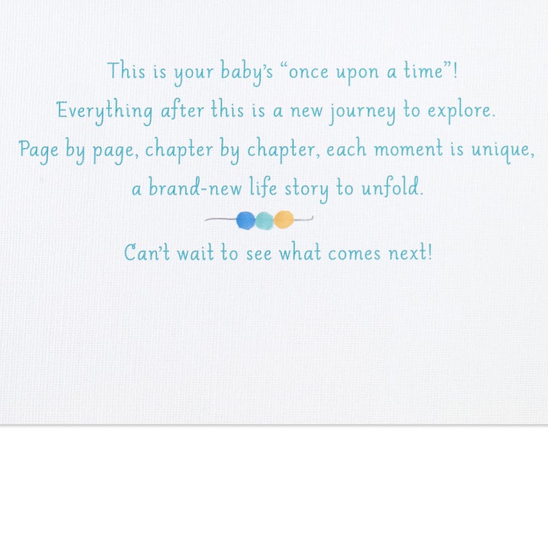 Hallmark Studio Ink Baby Shower Card for New Parents (Made a Human) Welcome New Baby, Congratulations, Gender Reveal - Image 3