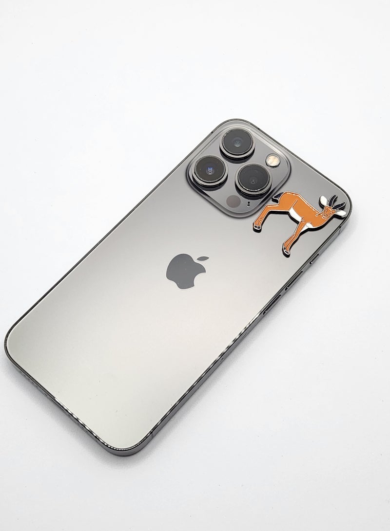 Acnor Gazelle Orange Enamel Pin/Sticker – Minimalist Animal Design for Accessories, Gifts, or Collectibles for Bags, Jackets, and Mobile, I pad, Backpacks & Laptops - Image 5