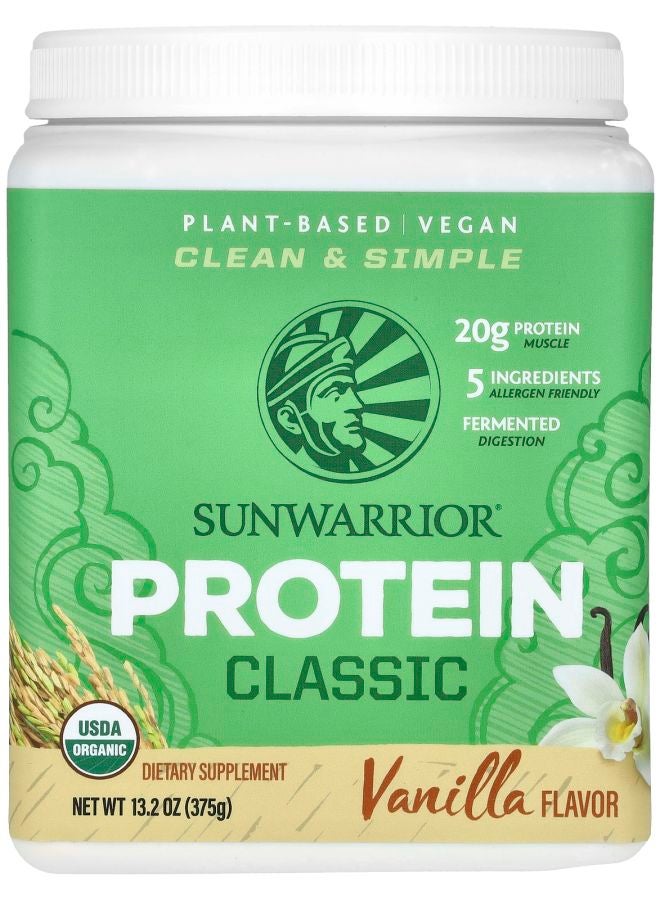 Sunwarrior Classic Protein Vanilla 13.2 oz (375 g) - Image 1