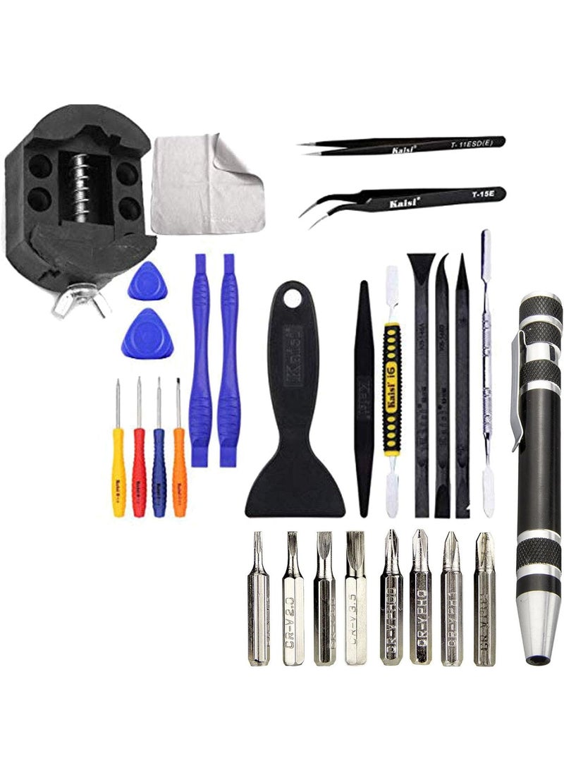 DIY Crafts DIY Crafts Design No 1 Pack Of 1 Set Ultrathin Steel Professional Opening Pry Tool Repair Kit with NonAbrasive Nylon Spudgers and AntiStatic Tweez Design No 1 Pack Of 1 Set  - Image 1