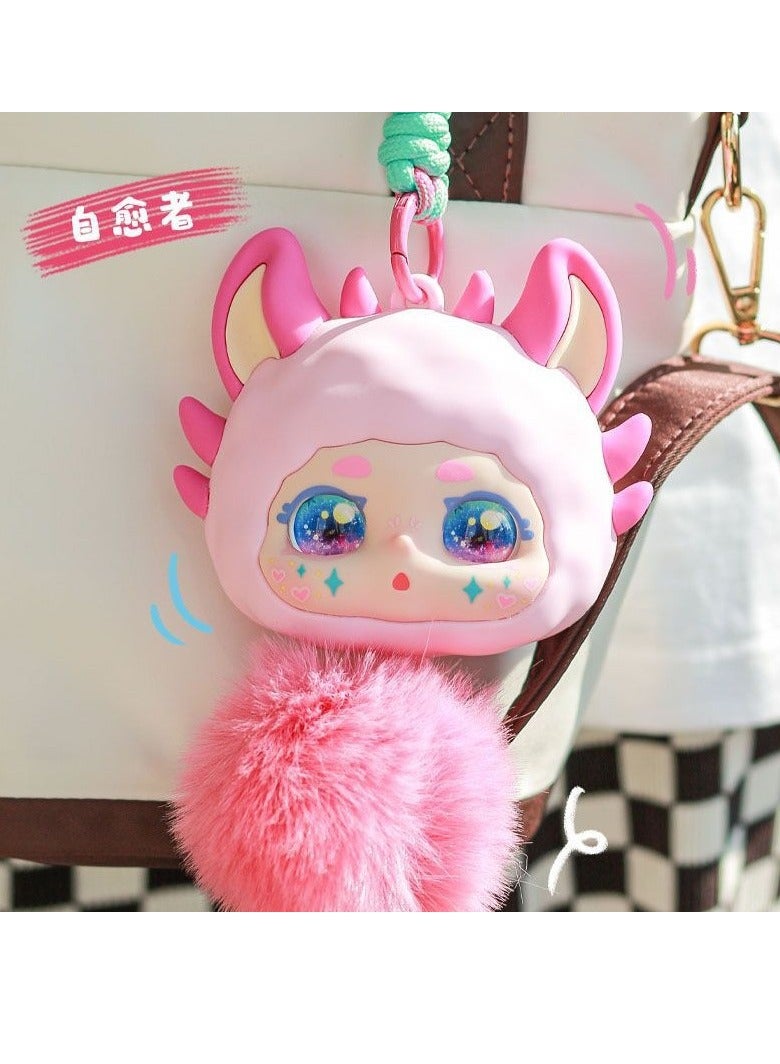 General Qimeng Bio KIMMON Silicone Earphone Bag Series Blind Box Cute Earphone Bag Pendant Tide Play Gift (Single Box)  - Image 3