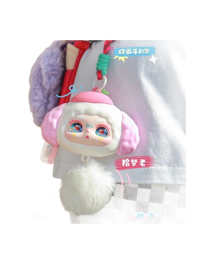 General Qimeng Bio KIMMON Silicone Earphone Bag Series Blind Box Cute Earphone Bag Pendant Tide Play Gift (Single Box)  - Image 5