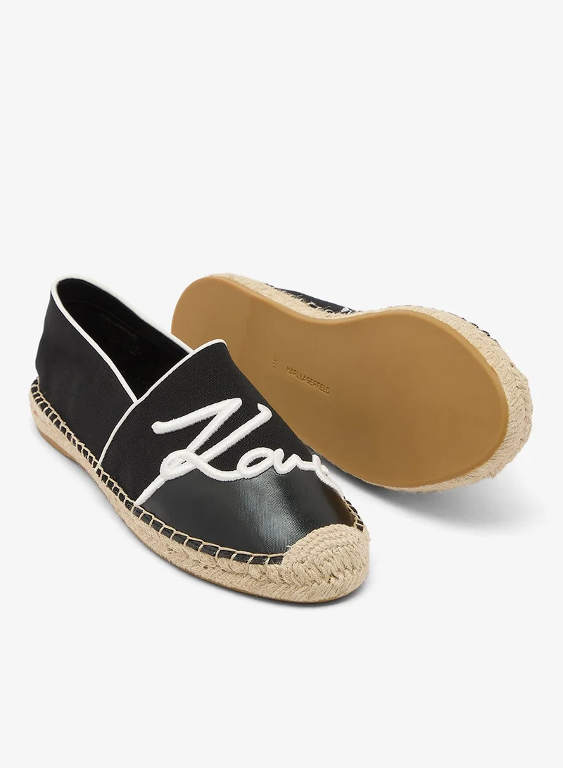 Karl Lagerfeld Kamini Signia Toe Slip On Shoes