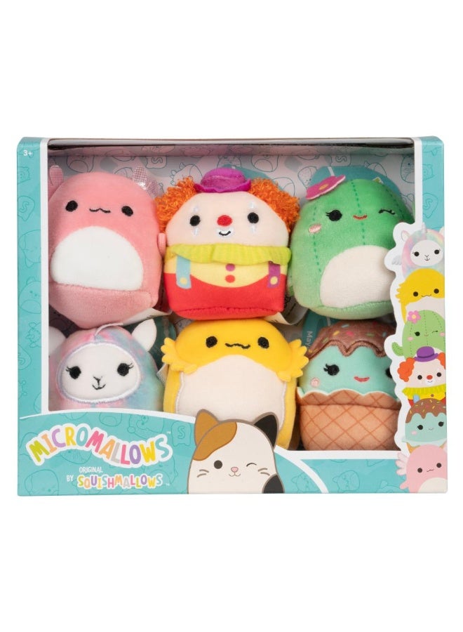 Squishmallows Micromallows Original Micromallows 6-Pack – Archie,Rodry,Maritza,Maya,Bimbi,Lucy -May. - Image 1