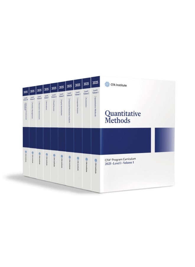 null - 2025 CFA Program Curriculum Level I Box Set - Image 1