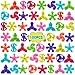 Riferg 100pcs BulkMini Finger Fidget Spinner Toys Stress Relief Sensory Toys for Kids Teens Adults Birthday Party Favors Gifts Christmas Stocking Classroom Prizes Supplies Valentines Day Gifts - Image 3