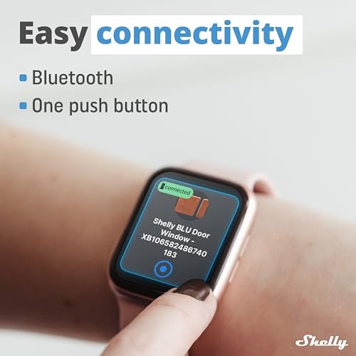Shelly Blu Door/Window Brown | Bluetooth Operated Sensor | Home Automation | iOS Android App | Alexa & Google Home Compatibility | Lux and Tilt Angle Measurement | Set Custom Activation Scenes - Image 4